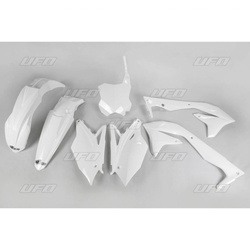komplet plastików kawasaki kxf 450 '18 kolor biały (ka226e047)