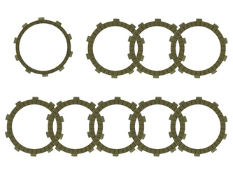 Psychic tarcze sprzęgłowe racing honda cbr 600/900, vfr 750/800 (ebs1206r)