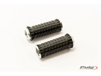 Podnóżki Puig R-Fighter S Uniwersalne (Wymagają Adapterów) Srebrne