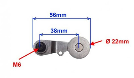 Dźwignia zapadki zmiany biegów 139Fmb 50 4T