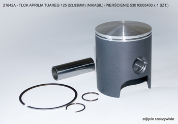 Vertex tłok aprilia tuareg 125 (53,93mm) (nikasil) (pierścienie 53010005400 x 1 szt.)