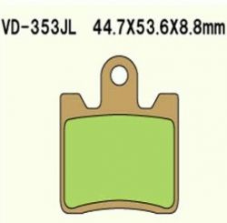 KLOCKI HAMULCOWE KH283 SPIEK METALICZNY (ZŁOTE) SUZUKI AN250-400 (MADE IN JAPAN)