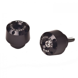 Ciężarki / Końcówki Kierownicy Krótkie Puig Do Triumph Daytona 675 13-20 Czarne