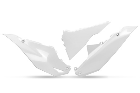 Boczki Tylne Kawasaki Kxf 450 '24-25, Kolor Biały