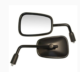 LUSTERKO KAWASAKI Z 125 PRO '14-'16 PRAWE (OEM: 56001-0313) KOLOR CZARNY (WZÓR ORYGINAŁU) (HOMOLOGACJA)