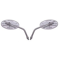 Lusterko Ozdobne chrom owal M10 komplet