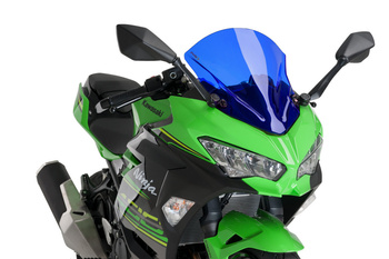 Szyba Sportowa Z-Racing Puig Do Kawasaki Ninja 400 18-23 Niebieska