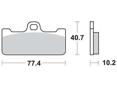 KLOCKI HAMULCOWE TRW MCB715CRQ