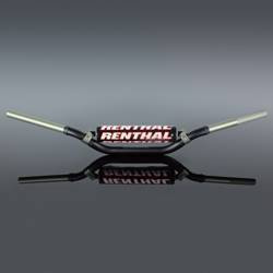 Kierownica 1,1/8 cala (28,6mm) mx twinwall 999 handlebar black mcgrath / short padded kolor czarny z gąbką