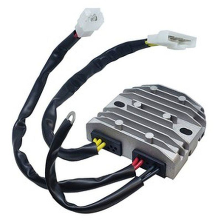 Dze 2022/08 regulator napięcia ktm duke 125 '11-16, 200 '12-19, 250 '15-16, 390 '13-17 (oem 90111034000) mosfet (50a)