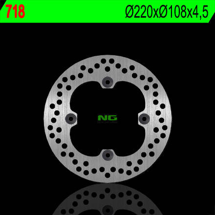 Tarcza hamulcowa tył ducati 748/749/916/996/998 '95-'02 (220x108x4,5) (4x8,5mm)