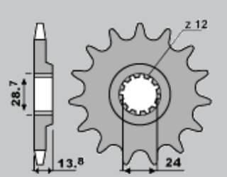 Zębatka przednia 2077 17