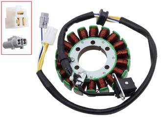 UZWOJENIE ALTERNATORA STATOR SUZUKI LT-R 450 / Z '06-'09 (OEM: 32101-45G10; 32101-45G00; 32101-45G11)