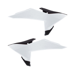 OSŁONY CHŁODNICY (KOMPLET) KTM SX/SXF/XC/XC-F 125/150/250/350/450 '25-'26; EXC/EXC-F/XC-W 125/150/250/350/450 '26 KOLOR BIAŁY