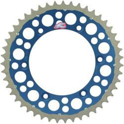 Zębatka tylna twinri270 49 (stalowo-aluminiowa) kolor niebieski yamaha yz/yzf/wr (jtr251,49) (27049)
