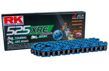 ŁAŃCUCH NAPĘDOWY BB525XRE-124 (XW-RING) ZAKUWKA (CLF) W ZESTAWIE KOLOR NIEBIESKI (POJEMNOŚĆ: DO 1000 CCM) (42 KN)