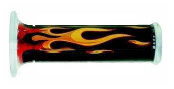 Manetki 01684/f-fu płomienie (120 mm/22 mm) z otworem kolor czarny