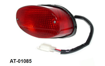 Bronco lampa tylna yamaha yfz 450 (03-04), raptor 350 (04-13), raptor 660 (01-05) z homologacją (5lp-84700-10-00)(z podświetleniem tablicy)