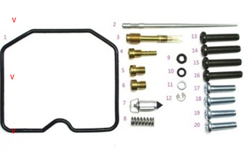 ZESTAW NAPRAWCZY GAŹNIKA KAWASAKI KLX 650C/R '93-'96 (26-1101)