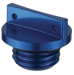 Accel korek wlewu oleju yamaha wr250f '06-'13, honda crf kolor niebieski (gwint m20x2,5)