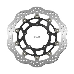 TARCZA HAMULCOWA PRZÓD HONDA CRF 1100 L AFRICA TWIN ADVENTURE SPORT / DESERT TRACK / DCT '20-'25 (210X109X4,5MM) (5X6,25MM) WAVE PRAWA STRONA PŁYWAJĄCA (ŚRODEK ALUMINIOWY)