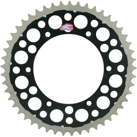 Zębatka tylna twinri808 49 (stalowo-aluminiowa) kolor czarny suzuki rm/rmz (jtr808.49) (80849)