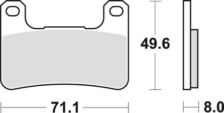 Klocki hamulcowe kh379 sinter street kawasaki z 900 18-, klz 1000 19-, h2 18-, z 1000 10-, zx10r 08-15, suzuki gsxr 600 / 750 04-10, dl 1000
