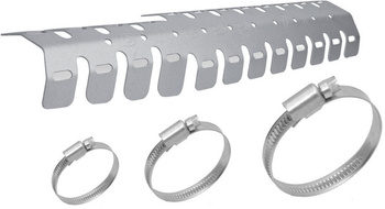osłona dyfuzora 2t aluminiowa model (evo) 'ice matt' kolor srebrny