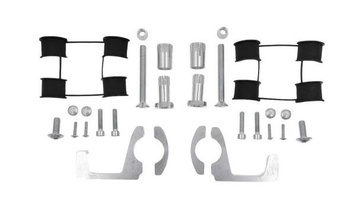 MOCOWANIA OSŁON RĄK (HANDBARY) MODEL TRAIL BLAZER CF MOTO 450MT '24-'25 (ADVENTURE PARTS) KOLOR SZARY CZARNY
