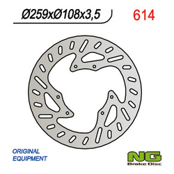 Tarcza hamulcowa przód yamaha / mbk 50-125 supermoto (260x108x3,5)