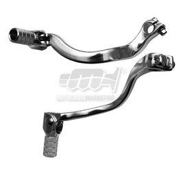Dźwignia zmiany biegów suzuki rm 125 '01-'12 (aluminiowa) kolor srebrny, końcówka stalowa