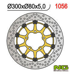 Tarcza hamulcowa przód kawasaki er6 f/n, zx 10r 04-15, zx6r 05-18, kle 650 versys 07-15, z 750 (300x80x5mm) (5x10,mm) pływająca