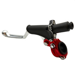 uchwyt dźwigni sprzęgła kompletny uniwersalny kolor czerwony (cl-07rd) - promocja