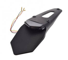 Lampa tył LED z błotnikiem dymiony klosz