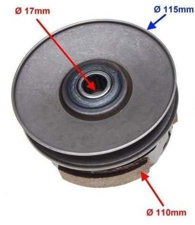 Sprzęgło skutera 2T Minarelli Dzwon 112 mm