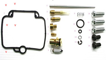 ZESTAW NAPRAWCZY GAŹNIKA YAMAHA YFM 600 GRIZZLY '01, (26-1375)