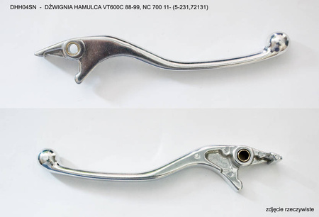 Dźwignia hamulca honda vt 1100c '87-92, vt 600c '88-99, nc 700 '11- (5-231sl,72131) (53175-km9-000) = mc-08553