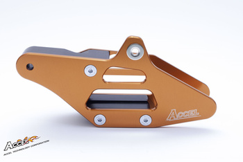 Prowadnica łańcucha kpl. ktm sx85 '15-'17, exc/excf '14-'17, kolor pomarańczowy (aluminiowa)