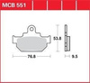 Klocki hamulcowe do motocykla HONDA MBX 125 84, SUZUKI RM 250 86, DR 600 85-89, DR 650 90-91