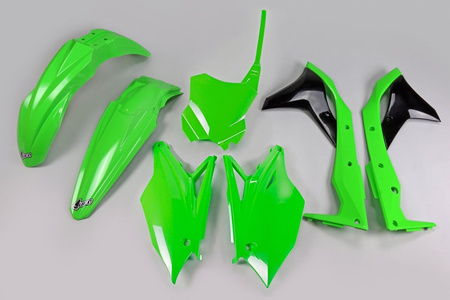 komplet plastików kawasaki kxf 250 '18-'20 kolor oem '20 (zielony/czarny) (ka225e999k)