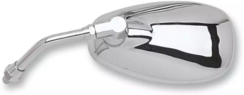 LUSTERKO YAMAHA XVS 1100 A CLASSIC / CUSTOM '99-'02, XVZ 1300 VENTURE / ROYAL STAR '96-'01, XV 1600 / 1700 ROAD STAR / WARRIOR '99-'05 LEWE (OEM: 4NK-26280-0000) CHROMOWANE (WZÓR ORYGINAŁU) (HOMOLOGACJA)