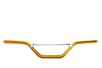 Kierownica aluminiowa z poprzeczką (22,2mm) atv niska kolor złoty (szer. 770mm, wys. 130mm)