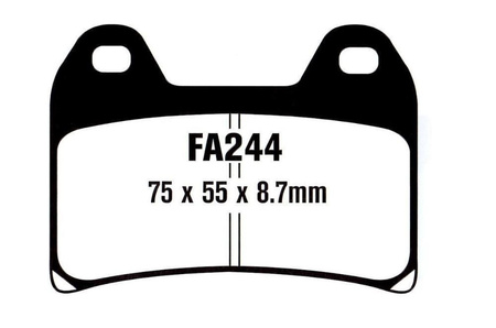 KLOCKI HAMULCOWE EBC FA234V