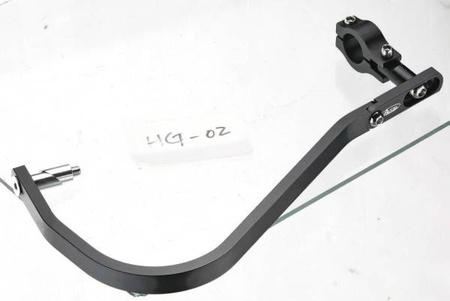 Osłony rąk (handbary) z mocowaniem aluminiowym enduro 28mm kolor czarny (bez plastikowej osłony sd02)