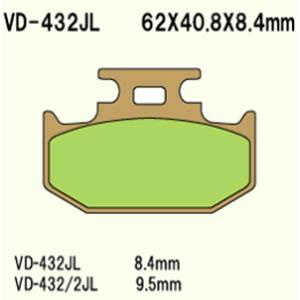 Klocki hamulcowe vesrah  vd-432/2jl