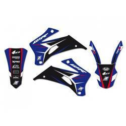 Komplet naklejek (oklein) yamaha wr 250f '07-'14, wr 450f '07-'11, dream 4 kolor niebieski/czarny