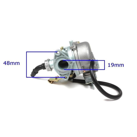 GAŹNIK DO MOTOROWERÓW BIEGOWYCH Z KRANIKIEM PALIWA