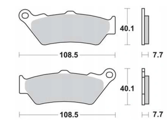 KLOCKI HAMULCOWE MOTOCYKLOWE TRW MCB671