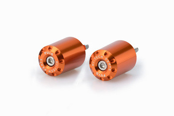 Ciężarki / końcówki kierownicy długie puig do kawasaki z650 17-22 pomarańczowe