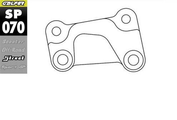 ADAPTER TARCZY HAMULCOWEJ 330MM HARLEY DAVIDSON LEWA STRONA (HD LEFT SIDE)